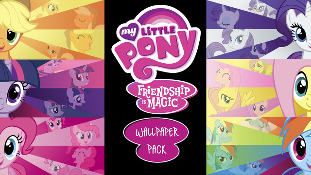 Datei:My little pony friendship is magic wallpaper pack by bluedragonhans-d4ivg1o.png