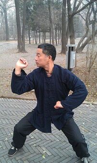 Master zhou baji quan posture