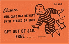 Image result for get out of jail free card gif