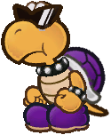 Purple Koopa troopa