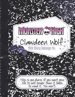 Clawdeen Basic diary
