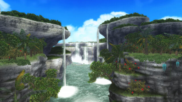 File:FrontierGen-Painted Waterfalls Screenshot 001.jpg