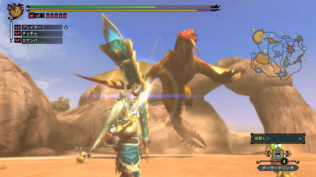 File:Sand Barioth vs Bow.jpg