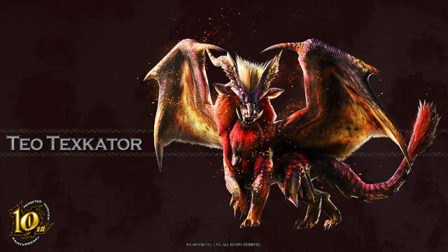File:MH 10th Anniversary-Teostra Wallpaper 001.jpg