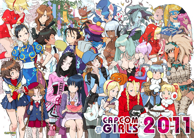File:Capcom Girls Calendar 2011 01.png