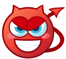 Image result for devil emoticon