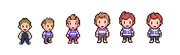Zack sprite development