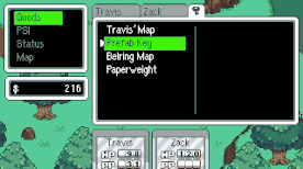 Travis equips Old Bat