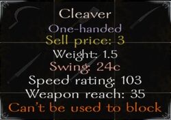 Cleaver stats