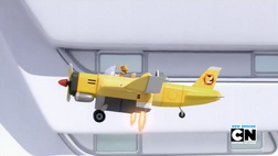 Tails Plane hovering