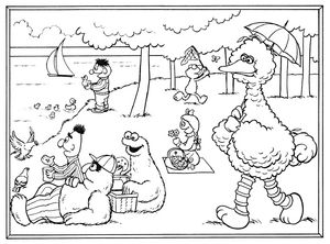 Seurat-coloringbook