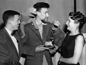 Bob Payne with Jim & Jane Henson, Sam & Friends
