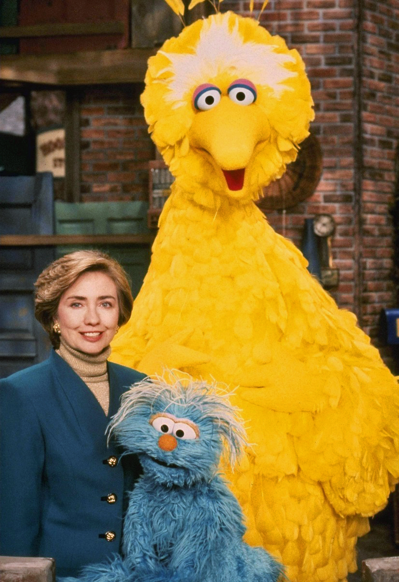 Image result for hillary clinton sesame street