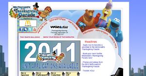 McD Thanksgiving Parade website