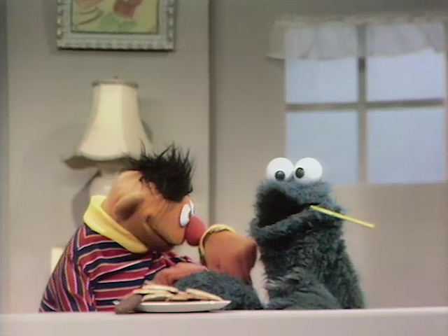play with me sesame ernie says up and down