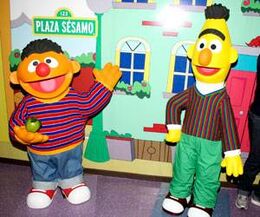 Bert and Ernie Wax Figures
