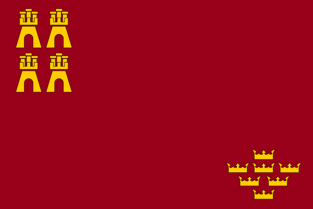 Archivo:Bandera e la Rigión e Murcia.png