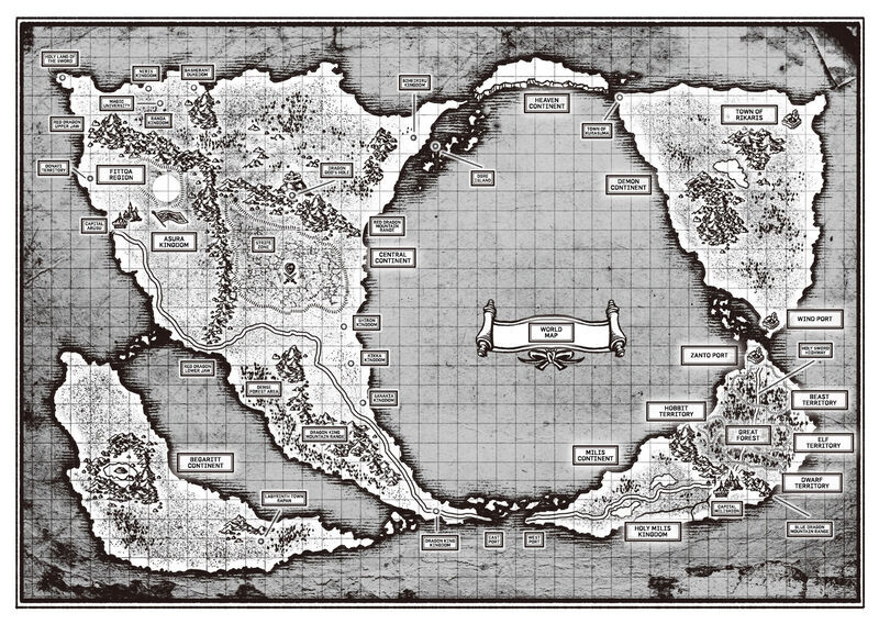 Mushoku Tensei Wold Map
