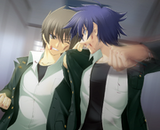 Yuuya & Leon Fighting