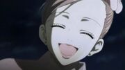 Kaori smiles at Ikana before leaving