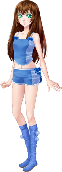 Date Outfit Episode 23 Blue Pajamas