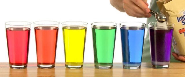 File:Las tazas con agua con muchos colores.jpg