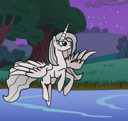 Amalthea na wieczornym spacerze by Rani19xx.png