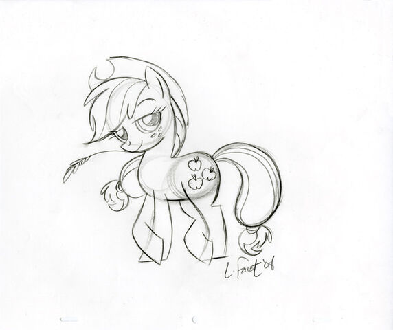 Fichier:Croquis Applejack.jpg