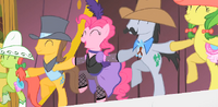 Pinkie Pie and Appleloosa Ponies Cancan S1E21.png