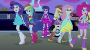 Twilight and friends arrive at the party EG