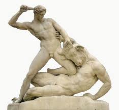 Minotaur statue
