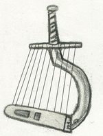 Sword harp small