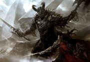 Undead facing Holy Knights