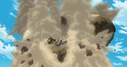 Baste Dungeon siendo Destruido