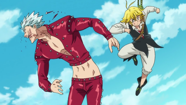 File:Meliodas knocking Ban's tooth.png