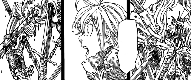 File:Meliodas at shock at the site of Great Holy Knight.png