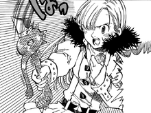 Elizabeth tells Veronica to set Meliodas free