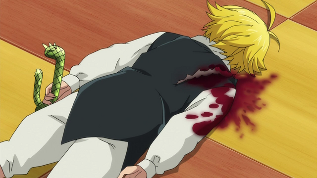 File:Meliodas collapsing from his wound2.png
