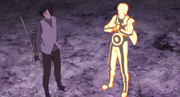 Sasuke e Naruto preparados para enfrentar Momoshiki.png