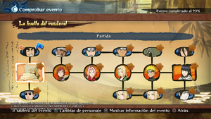 Naruto Storm 4 modo aventura Huella de vendaval Historia completa.png