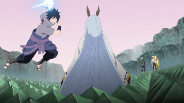 File:Sasuke Attacks Kaguya.png