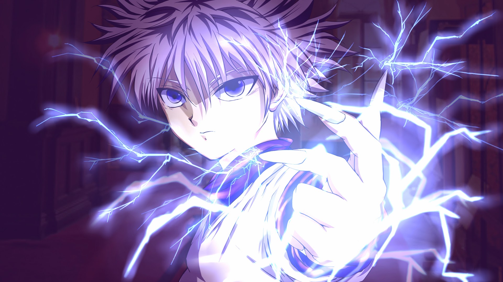 Image Killua Lightning Hd Wallpaper Hunter X Hunter 2011 Anime