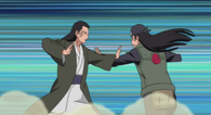 Hiashi fights Hizashi