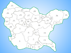 Navonia regions and provinces