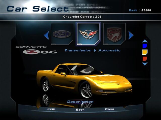 Datei:NFSHP2 Chevrolet Corvette C5 Z06.jpg