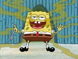 SpongeBob's breath smells bad