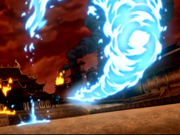 Azula fights Zuko