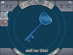 Small key (blue)