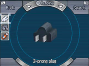 Lab 2-pronged plug