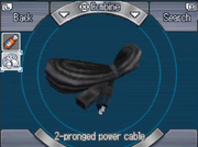 Lab 2-pronged cable